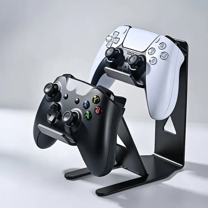 Support de bureau universel pour manettes de jeu en métal double