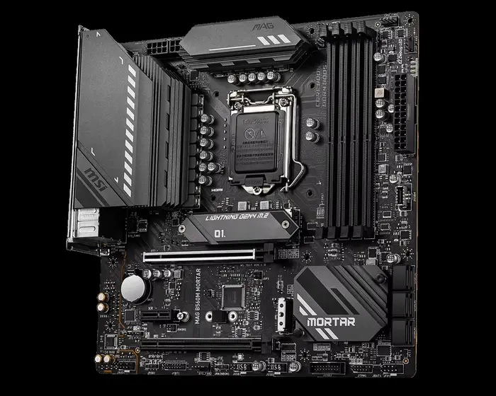 Carte mère MSI MAG B560M MORTAR LGA 1200 4×DDR4 128 Go PCI-E 4.0