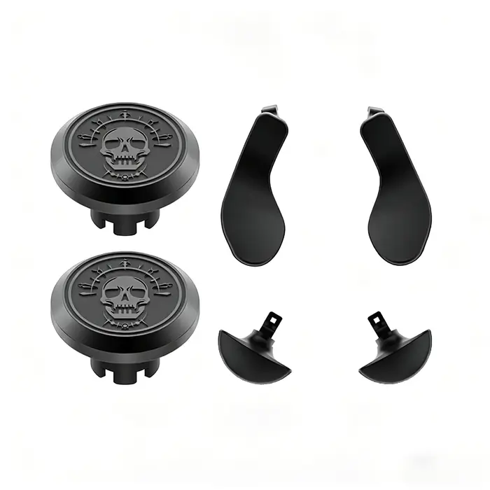 Capuchon et jeu de palettes de Joystick en métal 6 en 1 pour manette PS5 Elite, accessoires, compren