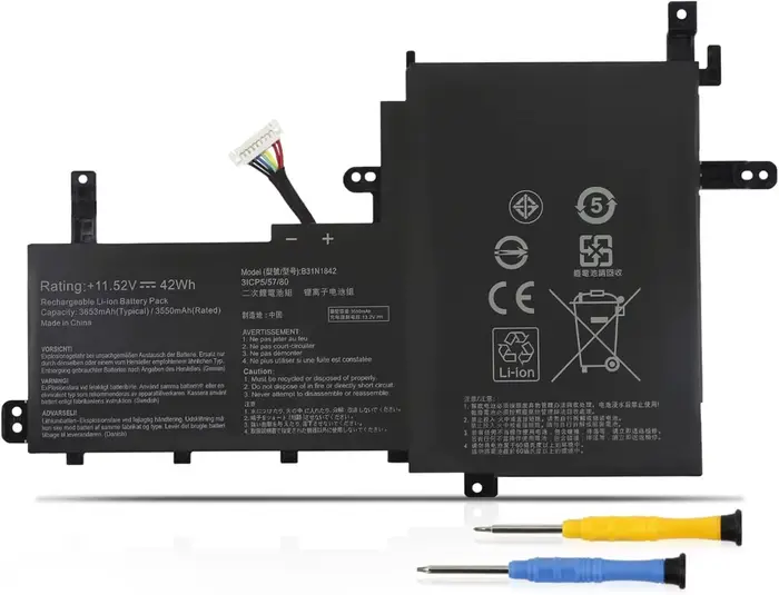 Nouvelle batterie d'ordinateur portable OEM B31N1842 pour ASUS VivoBook 15 F513EA K513E KM513UA M513IA S513EA S531F S533UA X513EA X531FA X531FL 42WH
