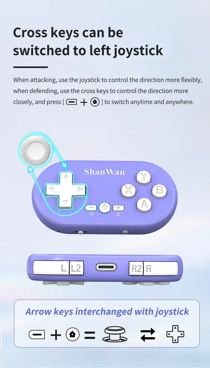Mini manette de jeu Bluetooth