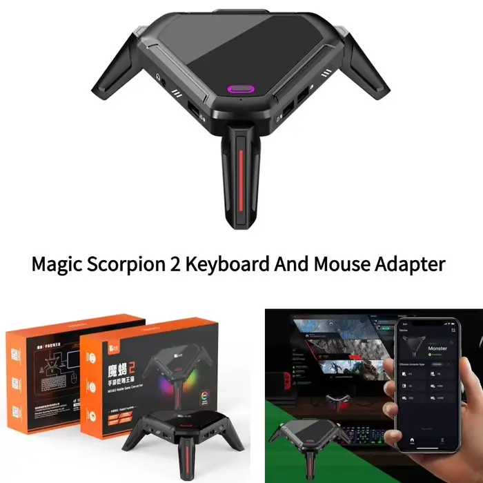 Convertisseur Clavier et Souris GAMWING Scorpion 2Pro 2000+Hz – Pack