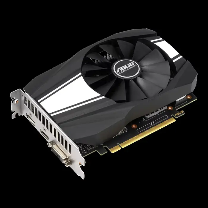 Carte graphique ASUS NVIDIA GTX 1660 PH GTX1660 6G 6GB GDDR5 PCI-E 3.0 HDMI DVI DP 8pin GPU pour bureau ou jeux pour PC