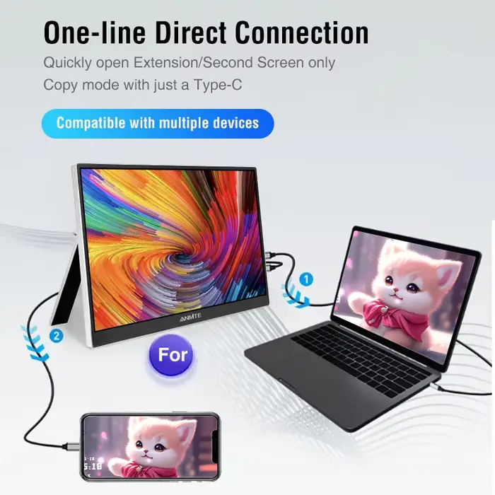 Moniteur de jeu Portable 16 pouces 2.5K
