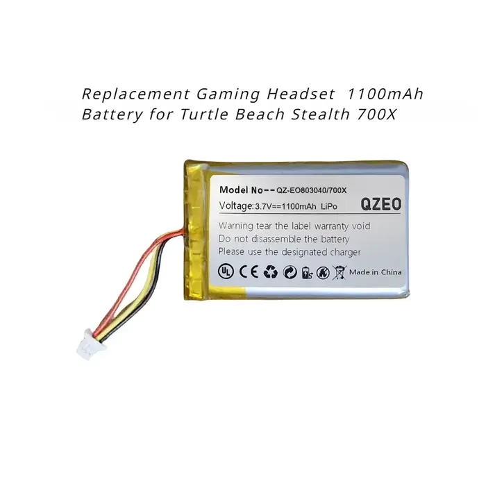 Batterie de remplacement pour casque de jeu