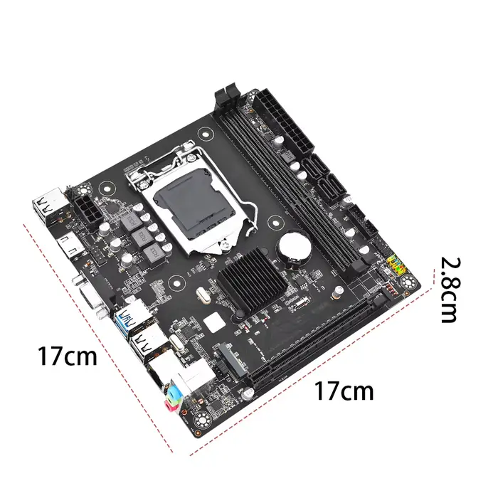 B75M-I carte mère ordinateur de bureau LGA 1155 mini-itx cartes mères prend en charge double canal DDR3 16GB ordinateurs