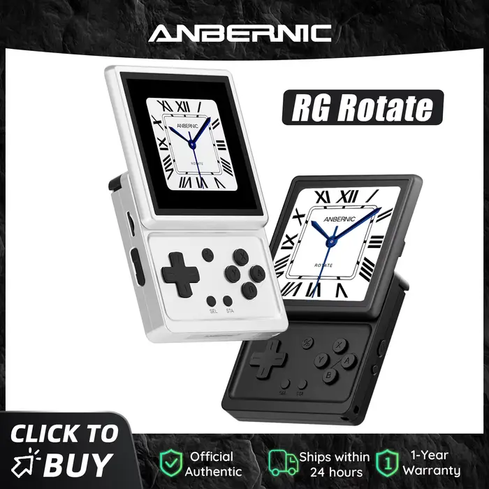 Console de jeu portable rétro Anbernic RG Rotate