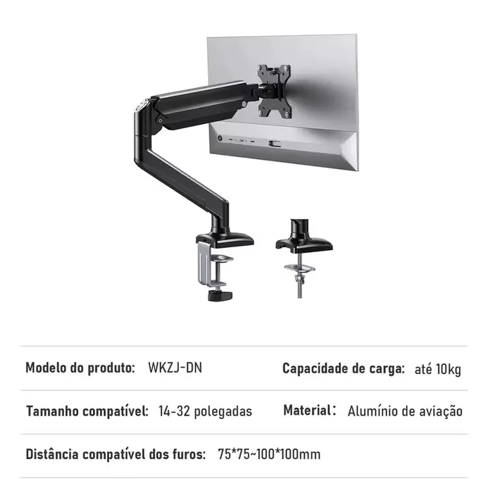Support de moniteur à bras articulé