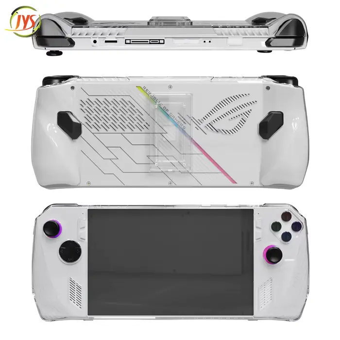 Pour ASUS Rog Ally étui transparent avec support support PC couverture de protection complète coque 