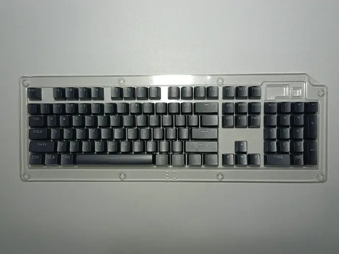 Capuchons de touches transparents Corsair PBT pour K70 K65 K68 K63 K95 K100