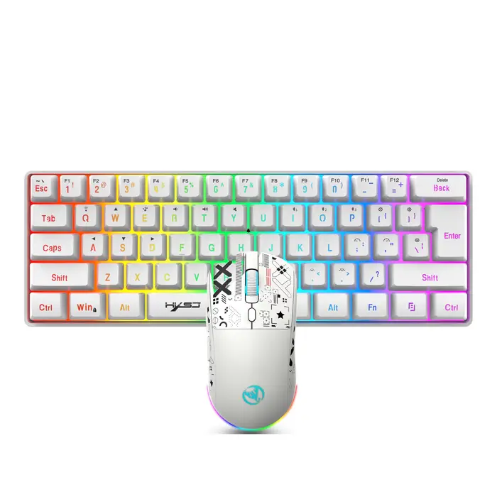 Ensemble clavier et souris de jeu sans fil 60%