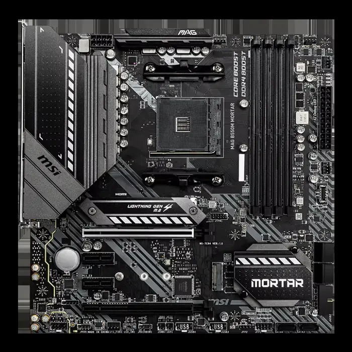 MSI AM4 AMD Micro ATX carte mère MAG B550M MORTAR AM4 AMD B550