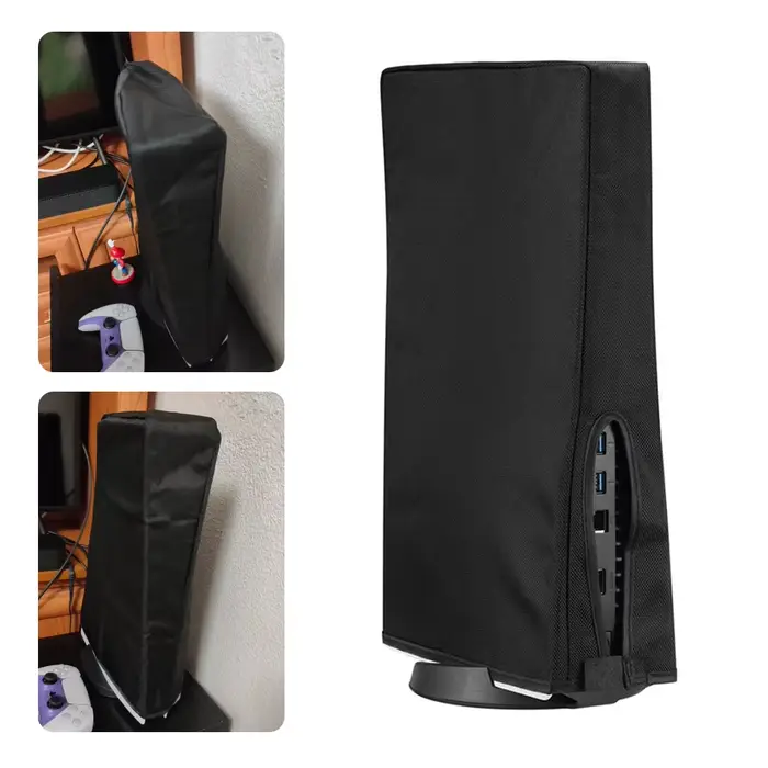 Housse de protection anti-poussière pour console de jeu PS5