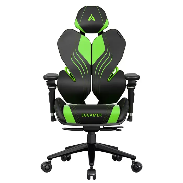 Chaise de jeu ergonomique pivotante en cuir de haute qualité avec fonctions de refroidissement