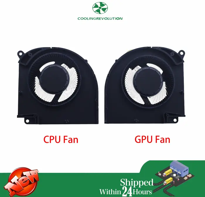 Ventilateur de refroidissement CPU/GPU pour ordinateur portable Gigabyte Gaming A16 CMH GA6H GA63H E