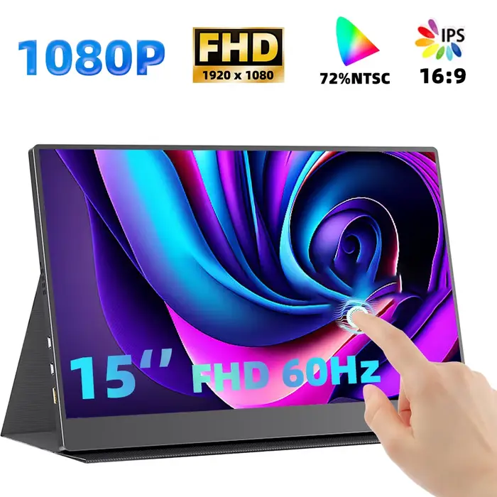 Moniteur portable tactile 15' Full HD