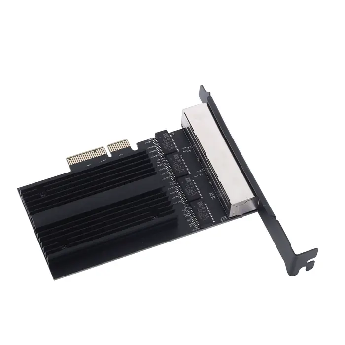 Carte réseau PCIe 4 ports 2,5 G, adaptateur d'interface Ethernet 2,5 Gigabit, puce I226, carte résea