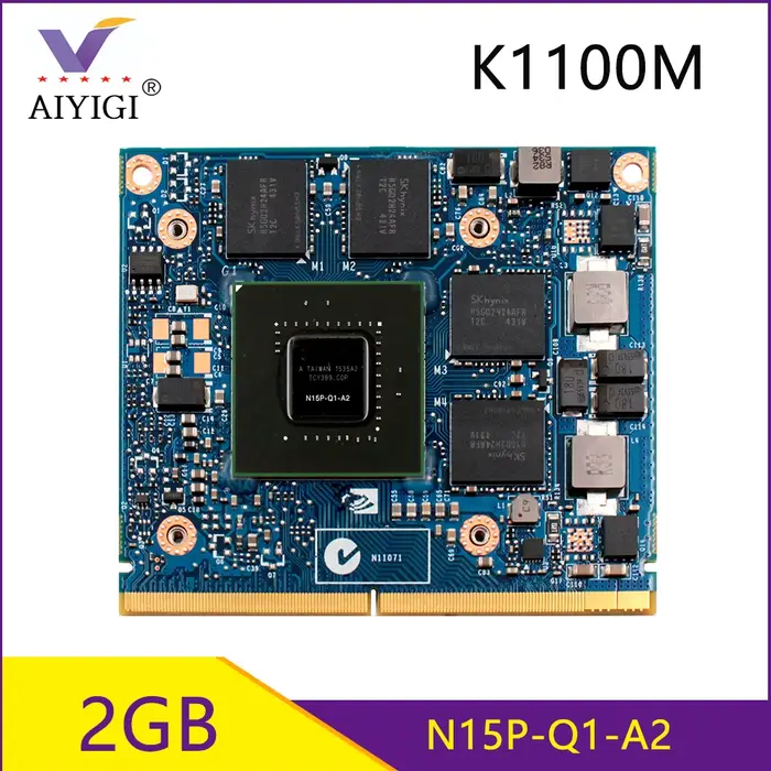 Quadro K1100 K1100M GDDR5 2GB carte graphique vidéo N15P-Q1-A2 pour iMac A1311 2010 2011 A1312 2009 