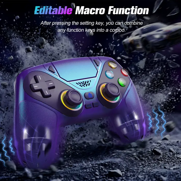 Manette sans fil pour Playstation 5/PS5/PS5 Pro/Slim/PC