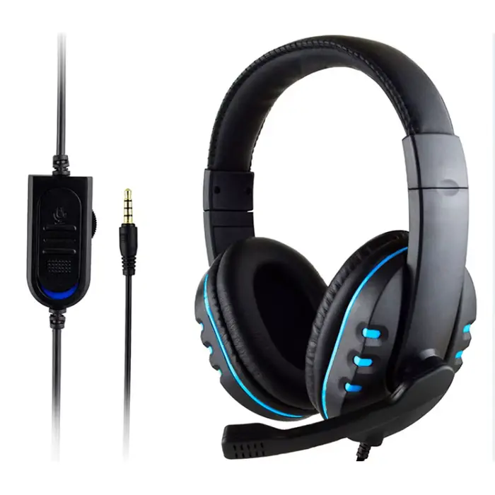 Écouteurs de jeu filaires 3.5mm, casque d'écoute, suppression du bruit, avec Microphone, contrôle du