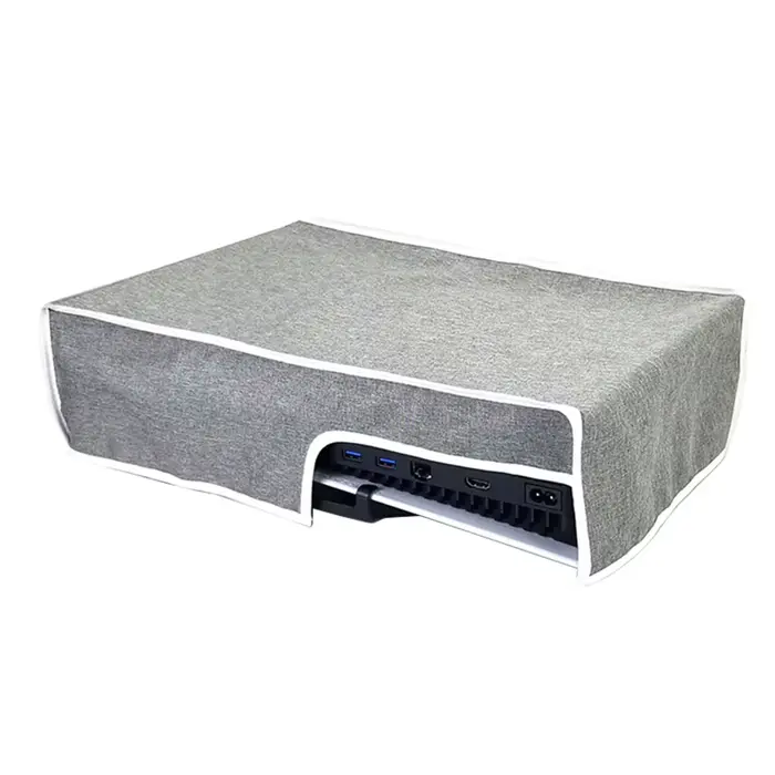 Housse anti-poussière pour console de jeu PS5 Slim, étui de protection lavable, anti-rayures, outil 