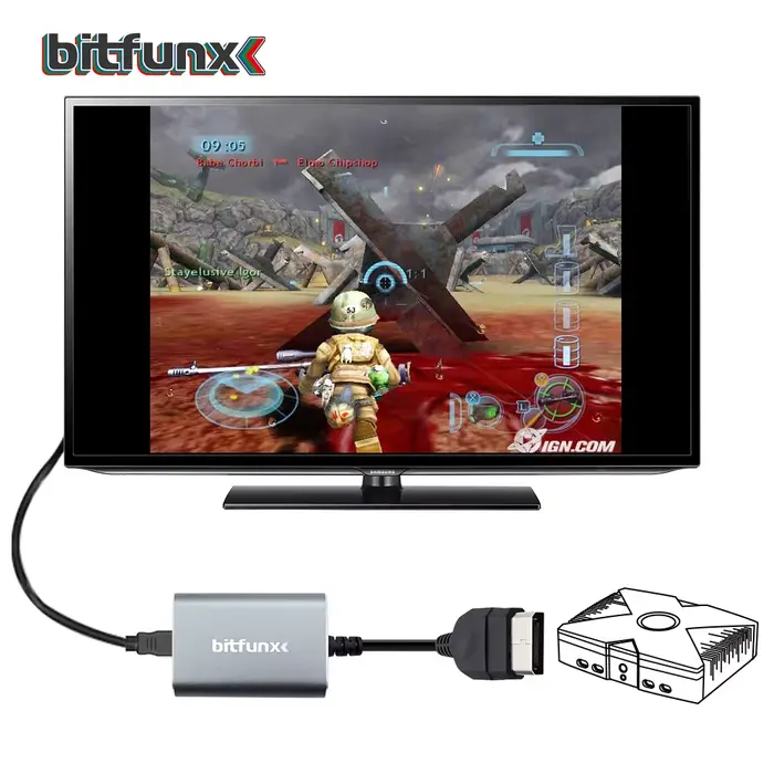 Bitfunx HDMI ™ Adaptateur pour consoles de jeu rétro classiques XBOX
