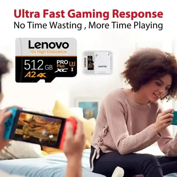 Carte mémoire SD Lenovo 256GB 512GB classe 10