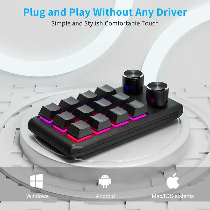 Clavier Bluetooth programmation Macro