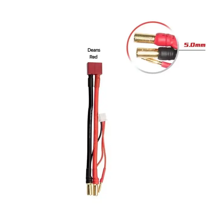 Fil de chargement de batterie au lithium Lipo 2S 4MM/5MM 7.4v 7.6v tête d'équilibre T/ XT60/EC5/XT90