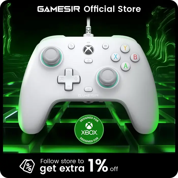 GameSir G7 SE Manette de jeu Xbox Manette filaire pour Xbox Series X, Xbox Series S, Xbox One, avec