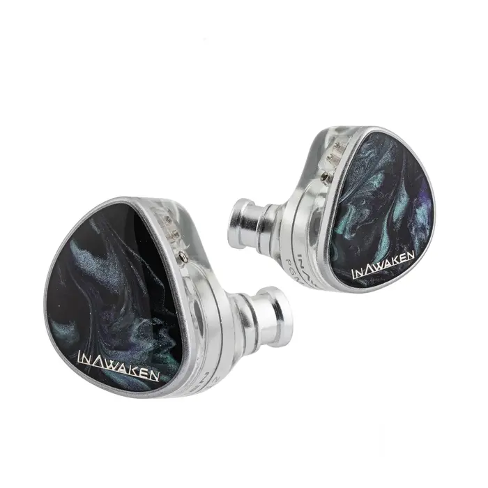 INAWAKEN DAWN Ms casque IEM à pilote dynamique à diaphragme violet-or avec câble blindé OFC pour mus