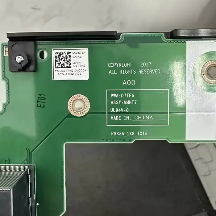 Carte RISER3 DTTHJ 0DTTHJ R740, carte riser PCI