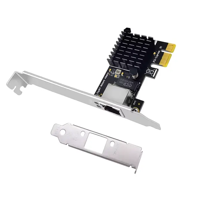 Nouvelle carte réseau Ethernet PCIE Gigabit PCI Express X1 à RJ45 adaptateur