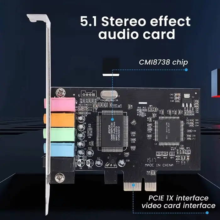 Carte son Pcie 5.1 PCI Express