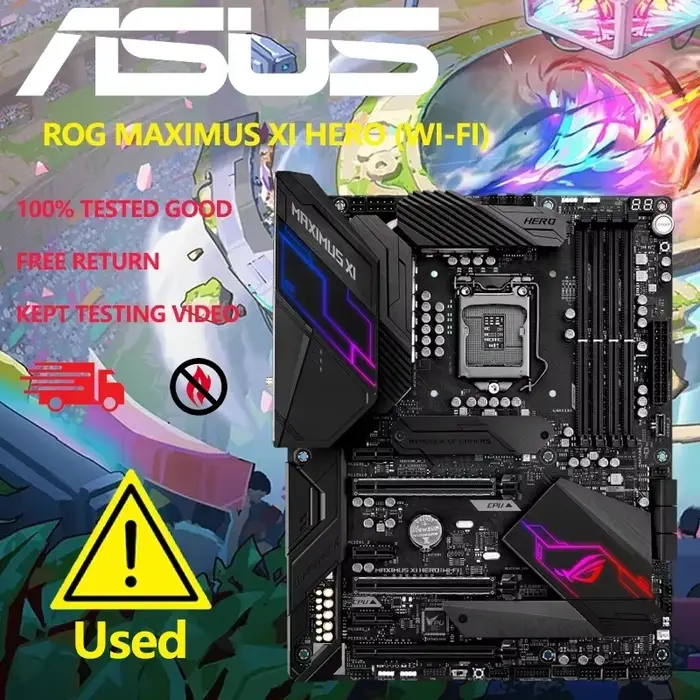 Carte mère Wi-Fi Asus Rog Maximus Xi Hero Intel Z390 Socket 1151 HDMI DDR4 ATX