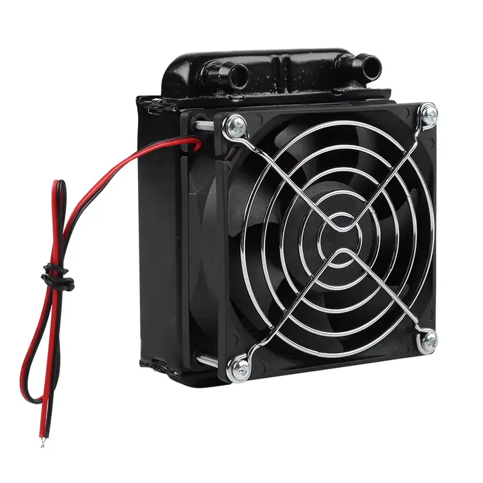 Refroidisseur de processeur radiateur à rangée de chaleur CPU 80MM CPU LED
