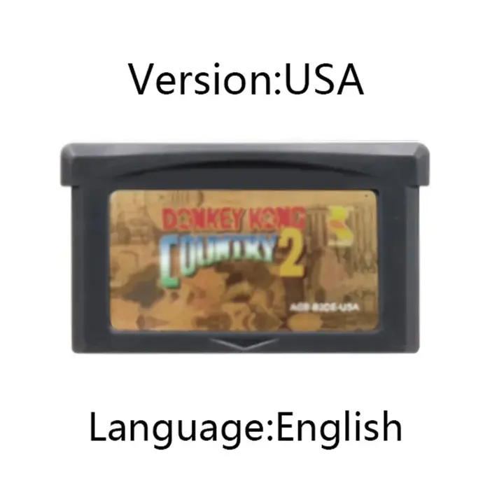 Cartouche de jeu vidéo Donkey Kong GBA 32 bits