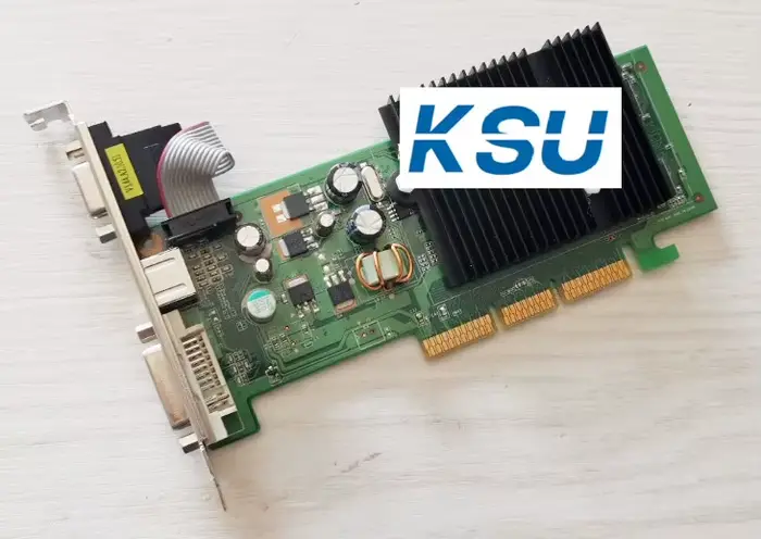 Carte graphique vidéo pour nVIDIA FX6200, 256M, AGP 8X, DDR2, VGA, Svideo, DVI, 64 bits