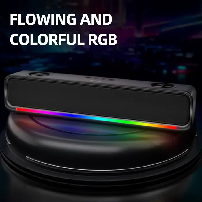Philips SPA6209 haut-parleur multimédia de bureau sans fil 5.3 Double klaxon RGB barre de son de musique de jeu pour