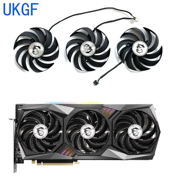PLD09210B12HH PLD09210S12HH 90MM Compatible avec MSI Geforce RTX3080 3080Ti RTX3060 3060 Ti 3070 3080 3090 Gaming X Trio