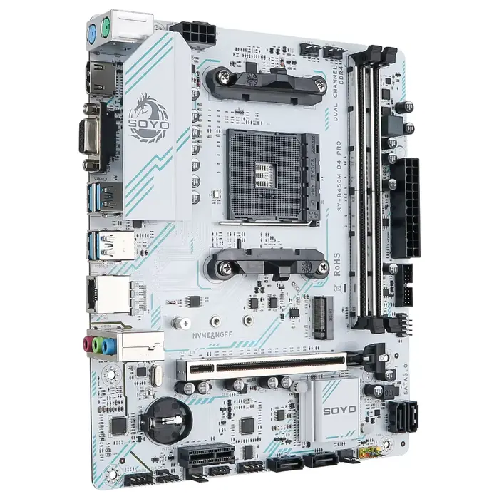 Carte mère AMD Classic B450M mémoire DDR4 double canal