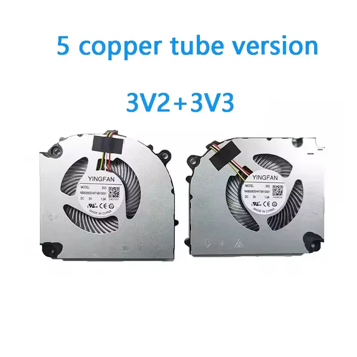 Nouveau ventilateur de refroidissement CPU GPU pour ordinateur portable d'origine pour YINGFAN P15 P16 23 24 Gigabyte G5 Kf Rc55
