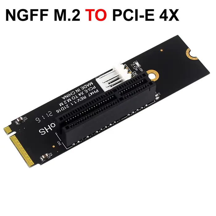 Nouvelle carte adaptateur NGFF M.2 vers PCI-E 4X