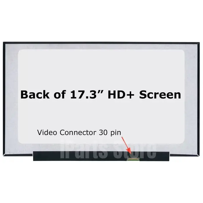 IParts remplacement nouvel affichage pour HP 17-CP0096NR 17-CP0196NR 17-CP0044NR 17.3 pouces panneau d'écran LCD HD + 30 broches 1600x900 OEM