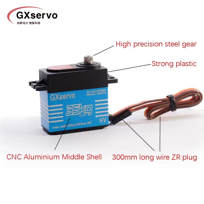 GXservo – servomoteur numérique à engrenages métalliques, haute vitesse, grand couple, 35KG 40KG, po