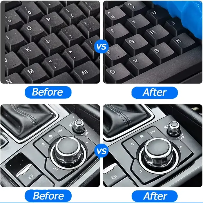 Cubicseven-Gel magique pour ordinateur portable et clavier, nettoyant anti-poussière pour livres, ar