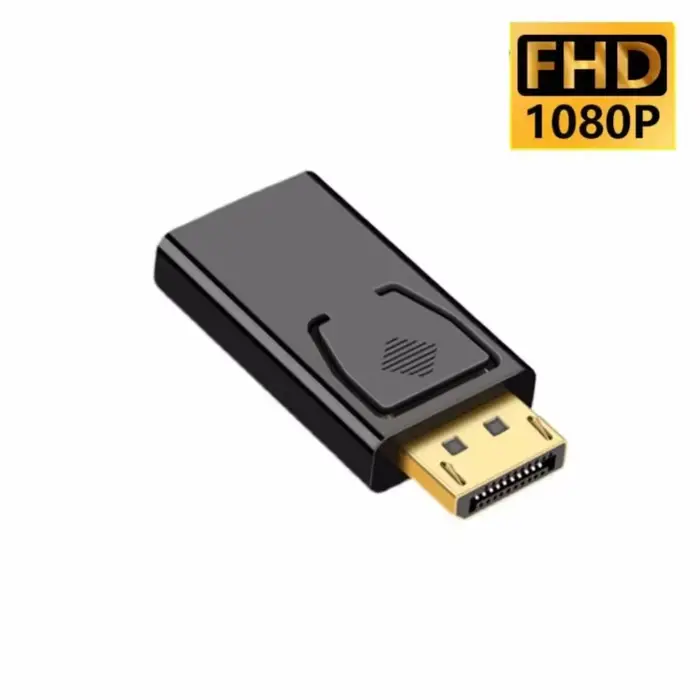 Adaptateur convertisseur DisplayPort vers HDMI compatible 4K 30Hz/60Hz, adaptateur DisplayPort DP ve