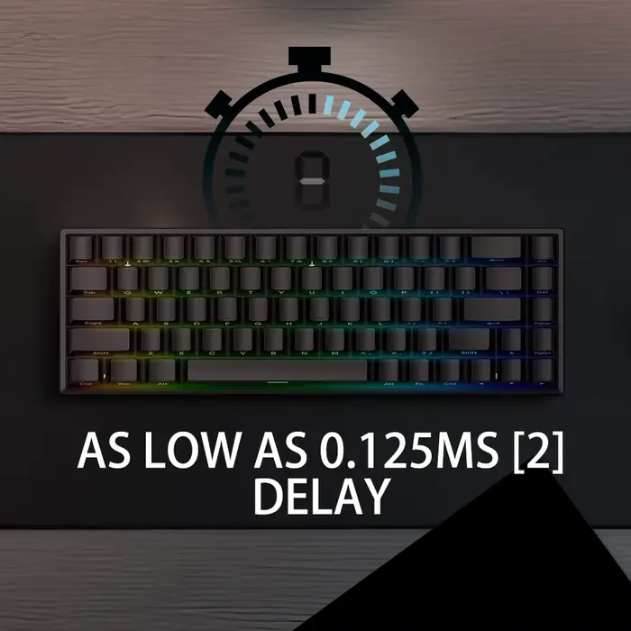 Clavier mécanique sans fil magnétique IROK Carotmas Mars68 Pro Mars 68 Gaming RT 0.01mm 8K 0.125ms Bluetooth 2.4G