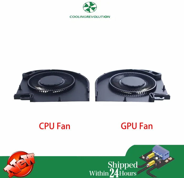 Ventilateur de refroidissement CPU/GPU pour ordinateur portable Gigabyte Gaming A16 CMH GA6H GA63H EG75050S1-C170-S9A EGC75050S1-C150-S9A