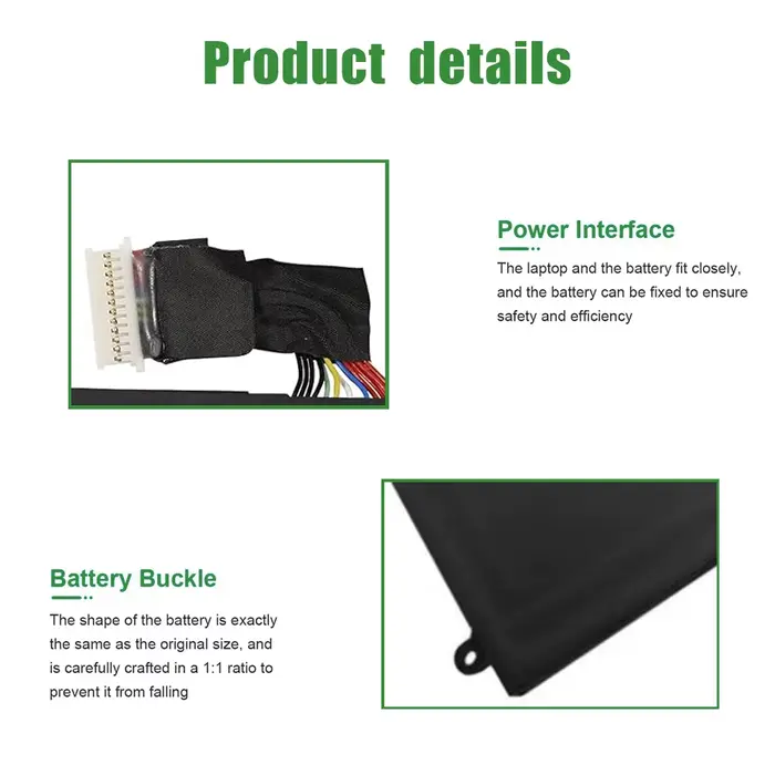 Batterie d'ordinateur portable 42Wh JOPGR pour Dell Latitude 12 5285 5290 2-en-1 T17G T17G001 T17G002 J0PGR